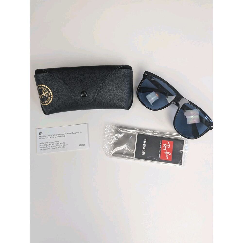Ray-Ban 4147 Men's Sunglasses Black Frame Dark Blue Lens 601/80 Size 60 15 145